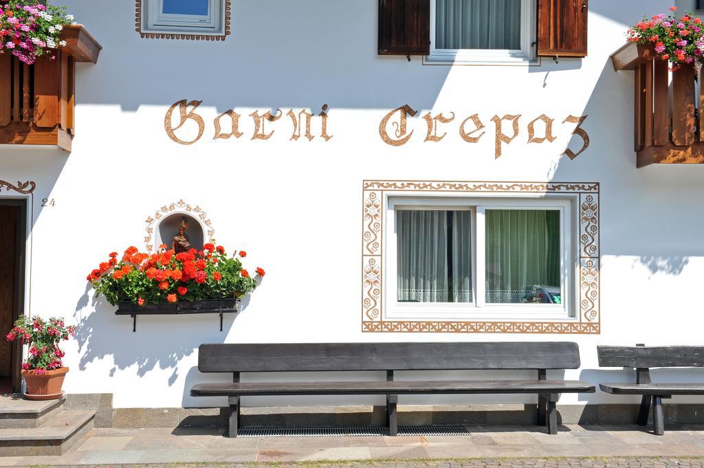 Garni Crepaz Panzió Selva di Val Gardena Kültér fotó
